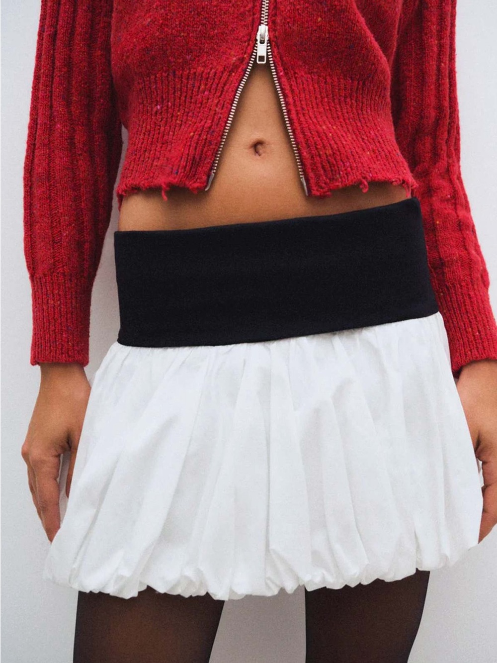 Gimaguas Bubble Black & White Skirt